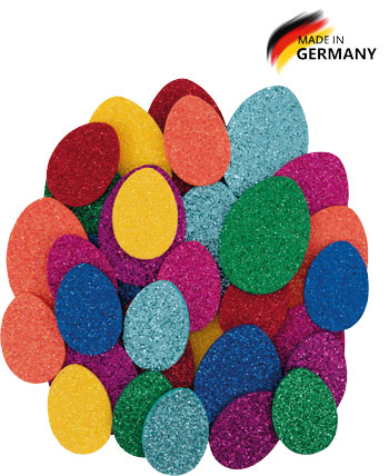 Glittereier Intensivtöne