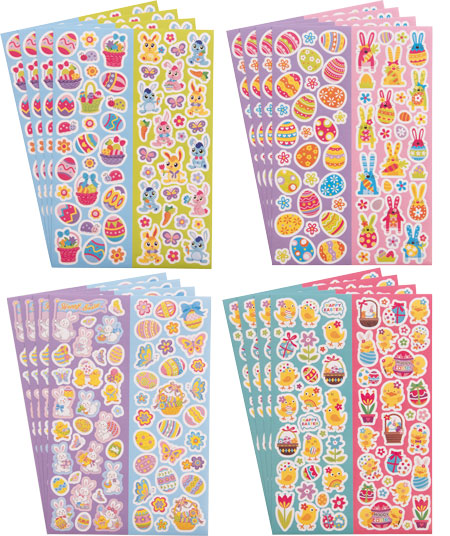 Ostersticker 952 Stück sortiert