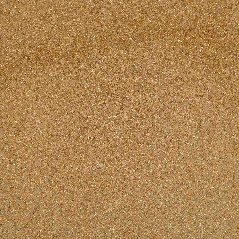 Glittermoosgummi gold