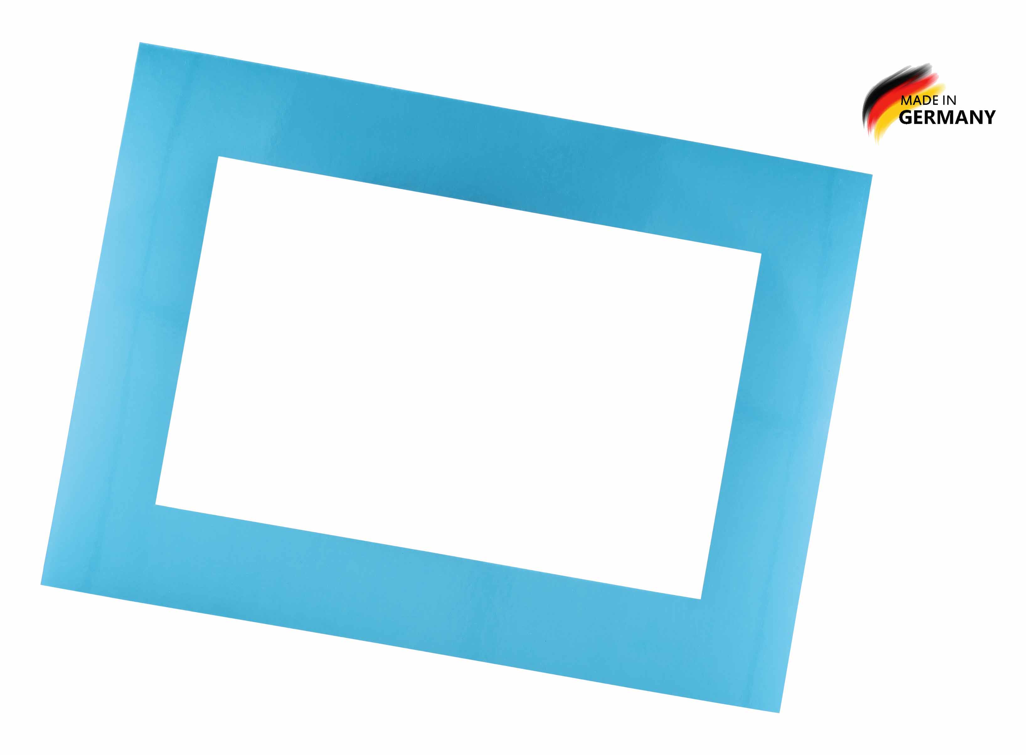 Stundenplanrahmen blau metallic