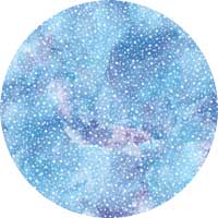 Laternenzuschnitt rund Sternennacht, 24 Stück