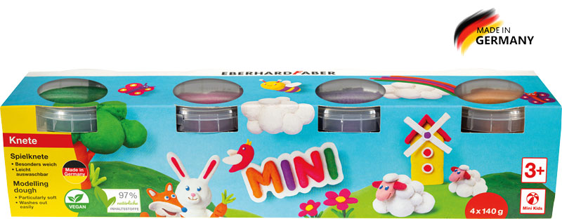 Spielknete Kids Sonderfarben, 4 x 140 g