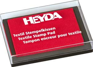 Textil Stempelkissen rot