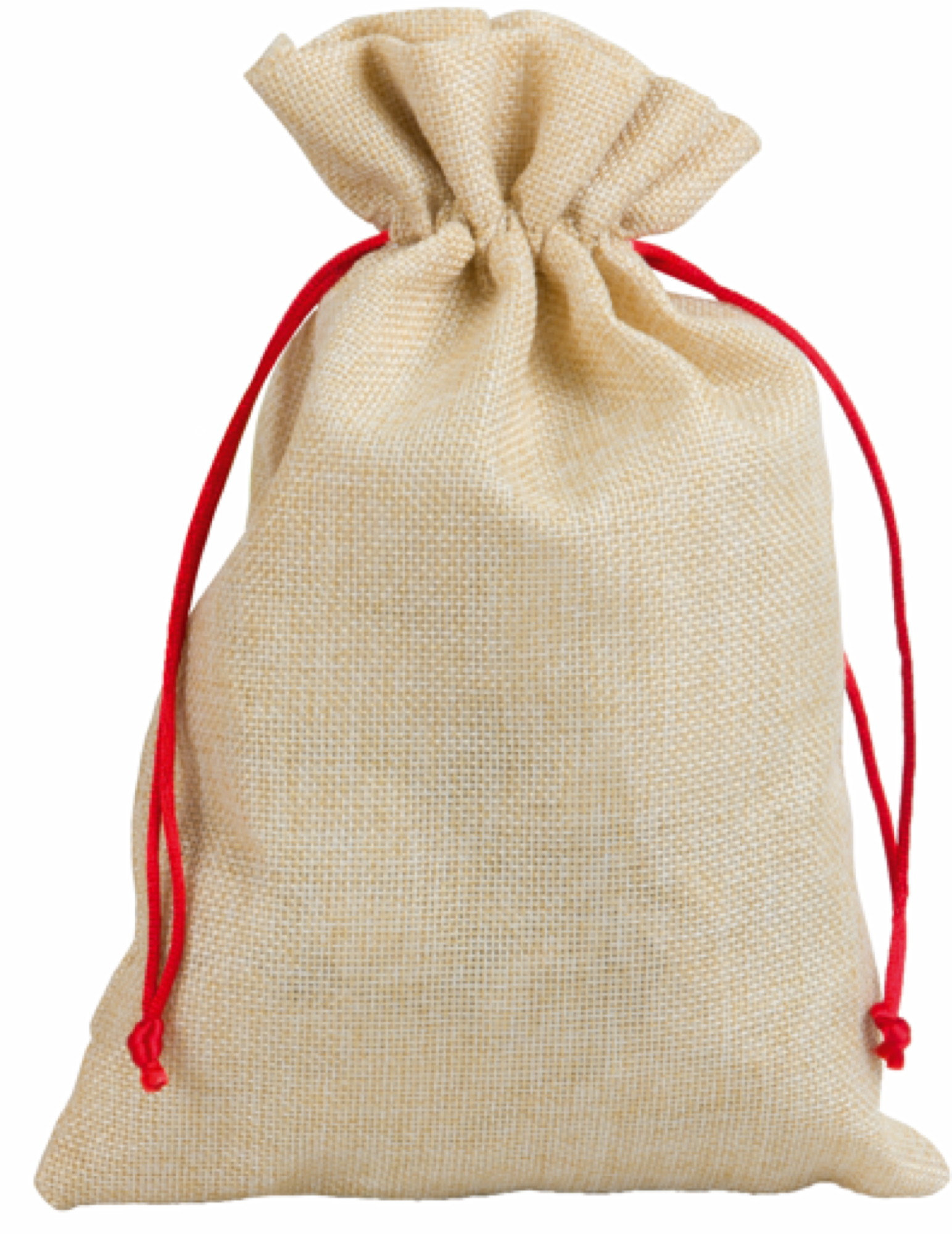 Säckchen in Jute Optik natur