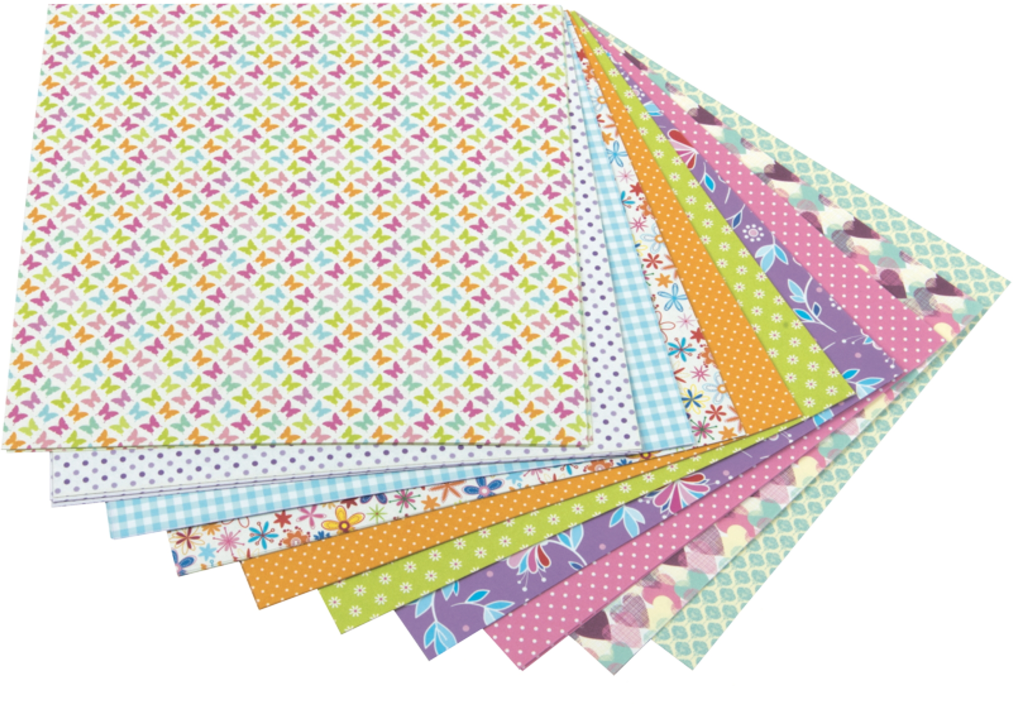 Origami Faltblätter Springtime 50 Stück sortiert