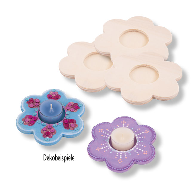 Teelichthalter Blume
