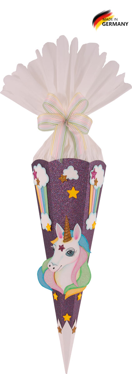 Schultüten Bastelset Lucille - Einhornkopf