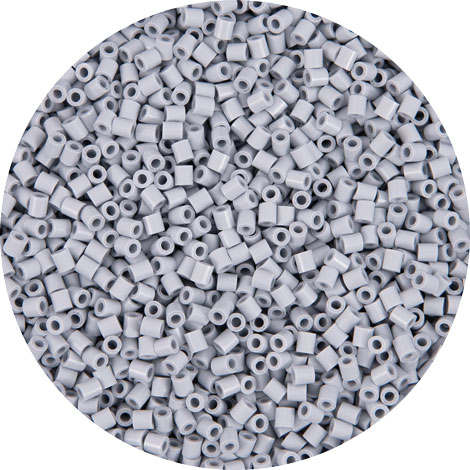 Bügelperlen midi hellgrau