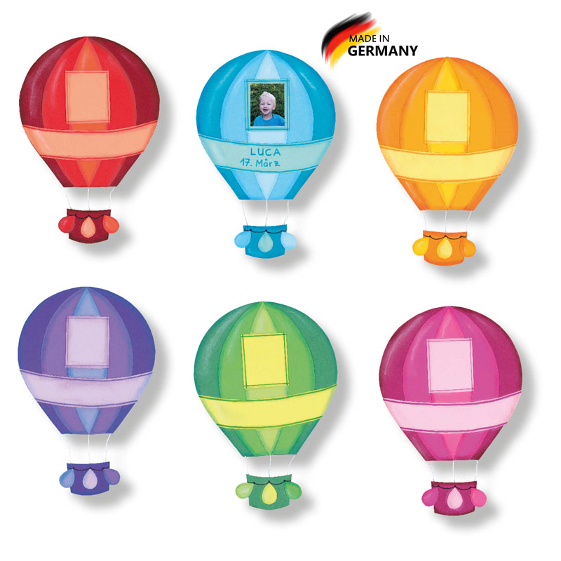 Geburtstagskalender Heißluftballons