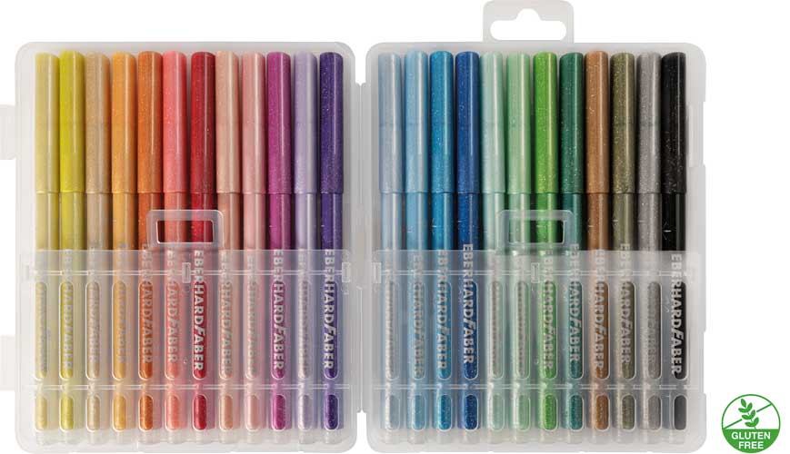 Fasermaler Glitzer 24 Stück sortiert Aktionspreis