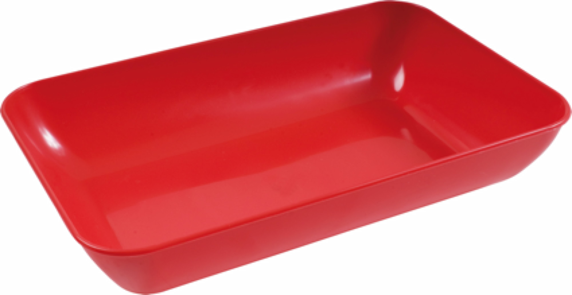 Bastelschale rot, aus Kunststoff