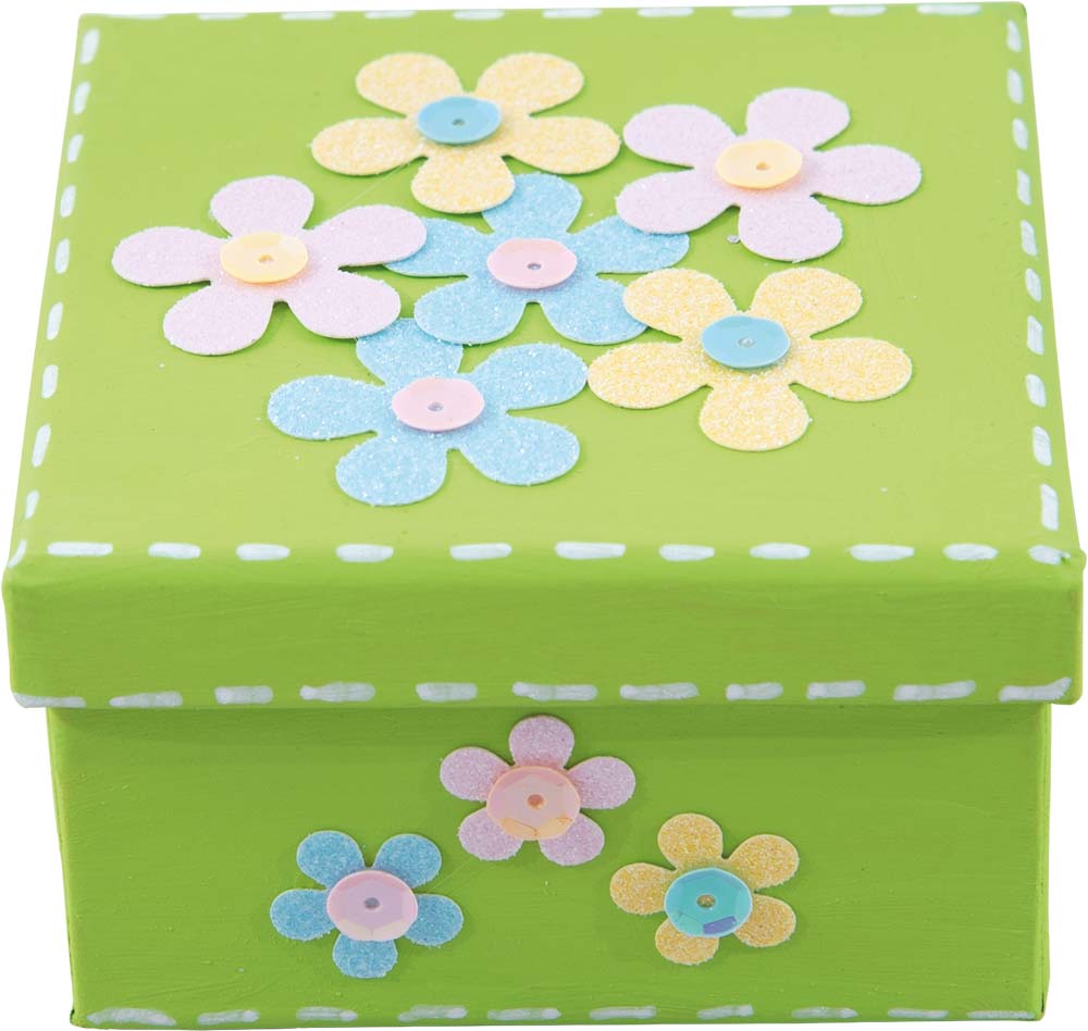 Pappbox quadratisch natur
