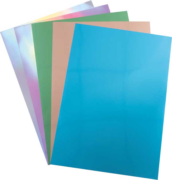 Metallic Kartonsortiment 5 Bogen sortiert