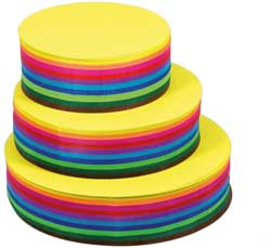 Origami Faltblätter 70g/m² rund 15cm