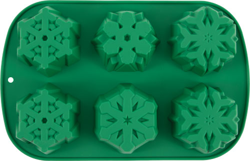 Silikonform Schneeflocken