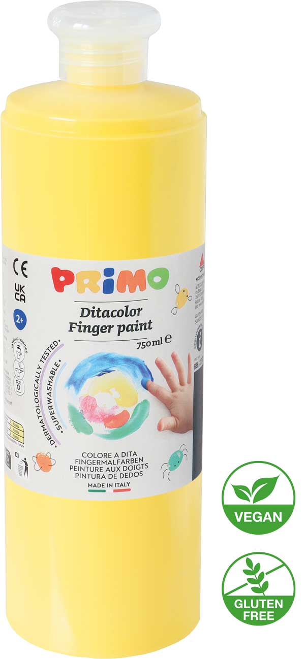 Fingermalfarbe Primo gelb