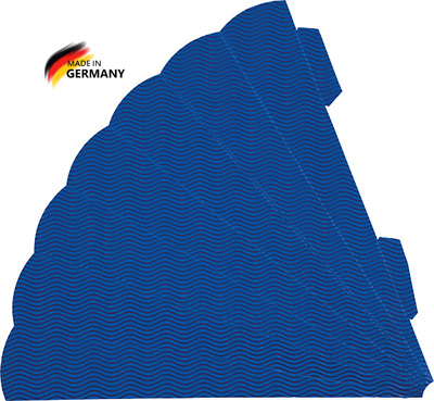 3D Geschwistertütenrohling blau