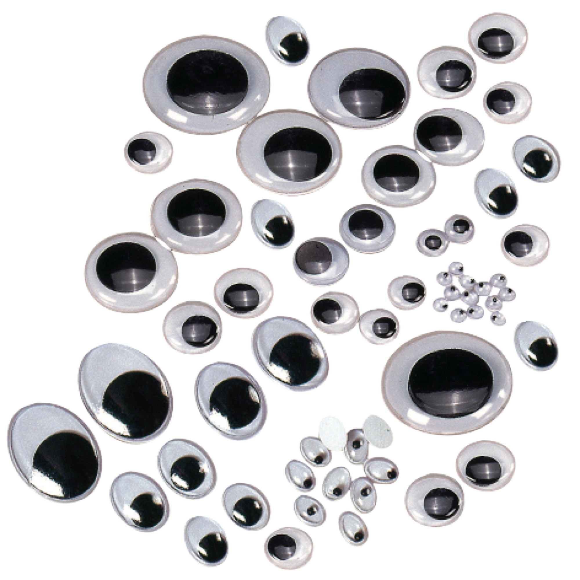 Wackelaugen rund/oval