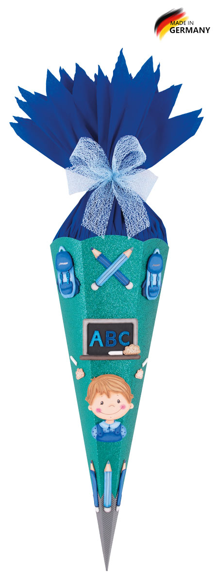 Schultüten Bastelset David - Schuljunge