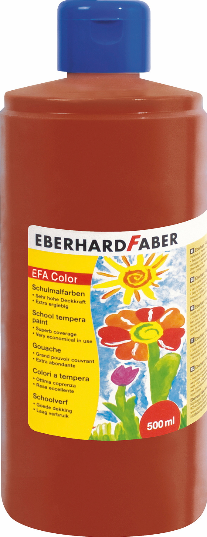 Efa Color Tempera 1000ml rotbraun