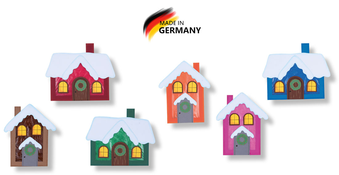 Kreativpaket Verschneite Häuser