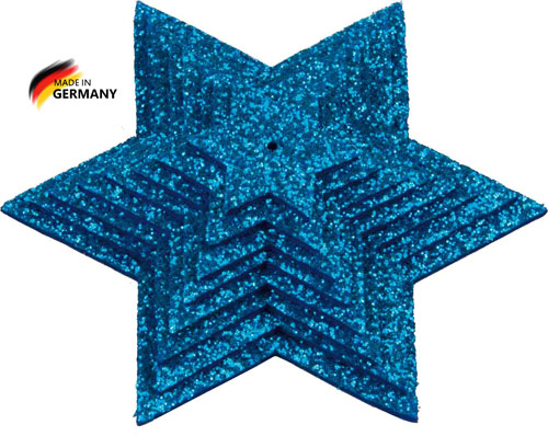Glittersternenset pazifik, 8-teilig, aus Moosgummi