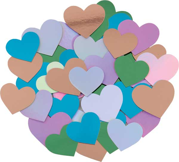 Metallic Kartonsortiment Herzen