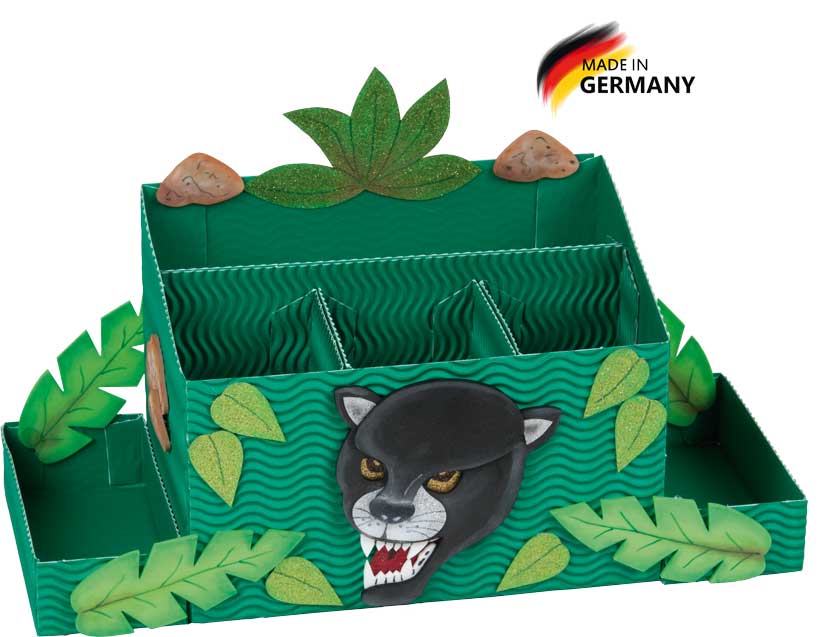 Schreibtischbox Bastelset Panther