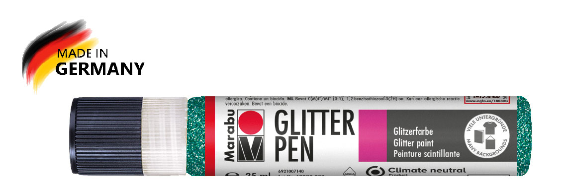Glitter Pen petrol, 25 ml