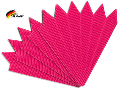 Schultütenspitzen pink, 5 Stück
