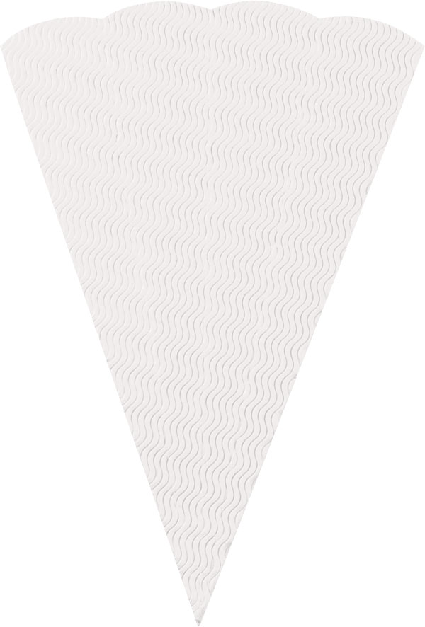 3D Schultütenrohling weiß