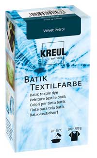 Batik Textilfarbe velvet petrol