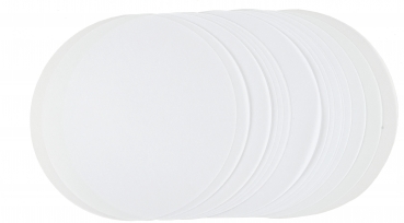 Laternenzuschnitt rund weiß, 24 Stück