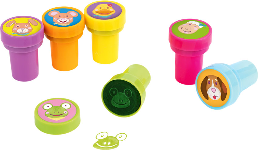 Stempel Tiere sortiert