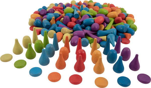 Regenbogen Legefiguren