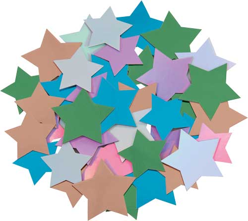 Metallic Kartonsortiment Sterne