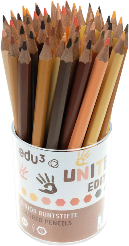 Jumbo 48 Stück in 8 Hauttönen sortiert