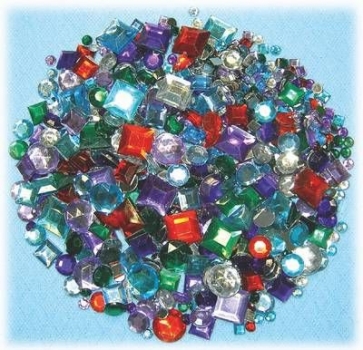 Schmucksteineset Kreise & Quadrate