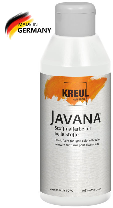 Stoffmalfarbe weiß, 250 ml