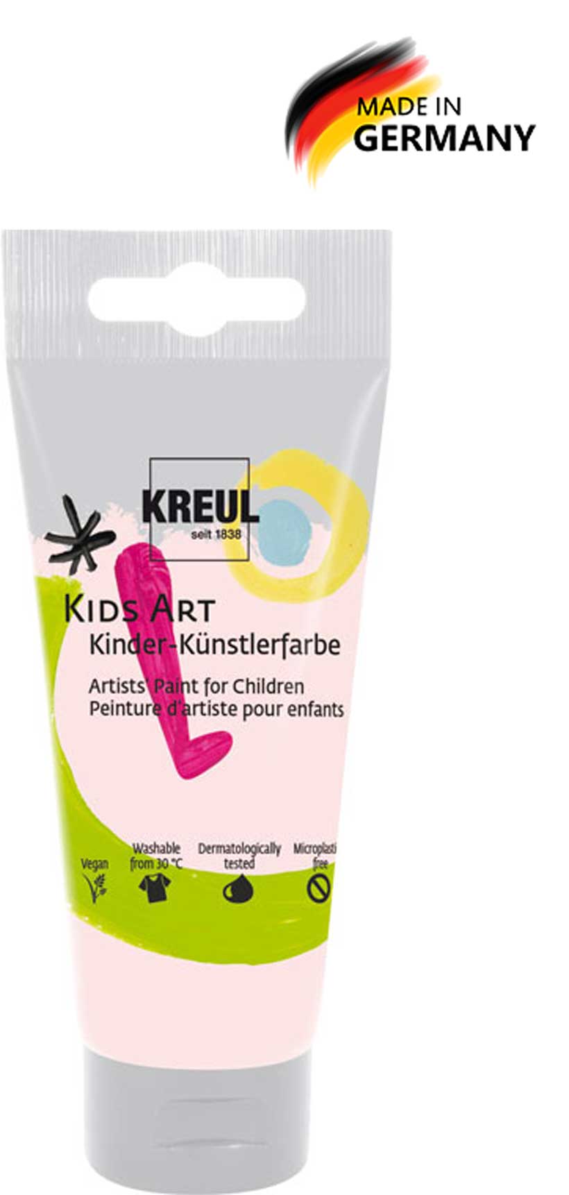 Kids Art Kinder Künstlerfarbe pastellrosa