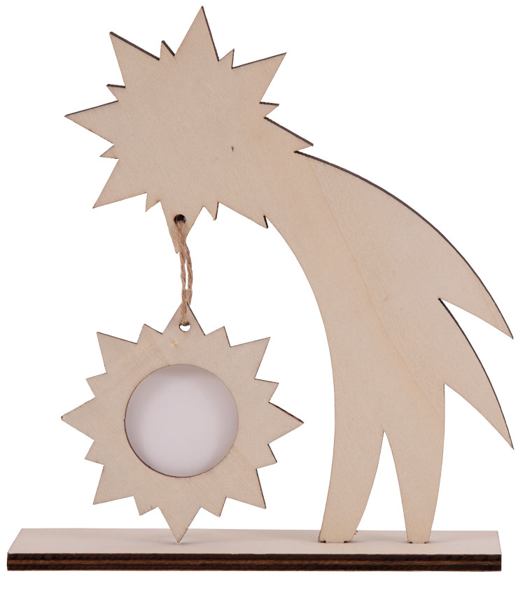 Bilderrahmen Sternschnuppe mit Hänger