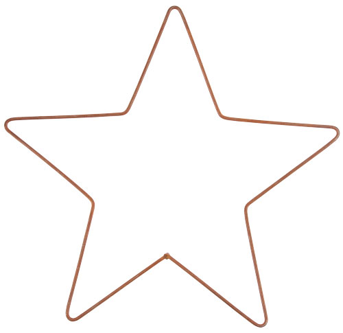 Metallstern rost 22 cm