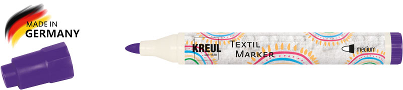 Textilmarker violett, Spitze 2 - 4 mm