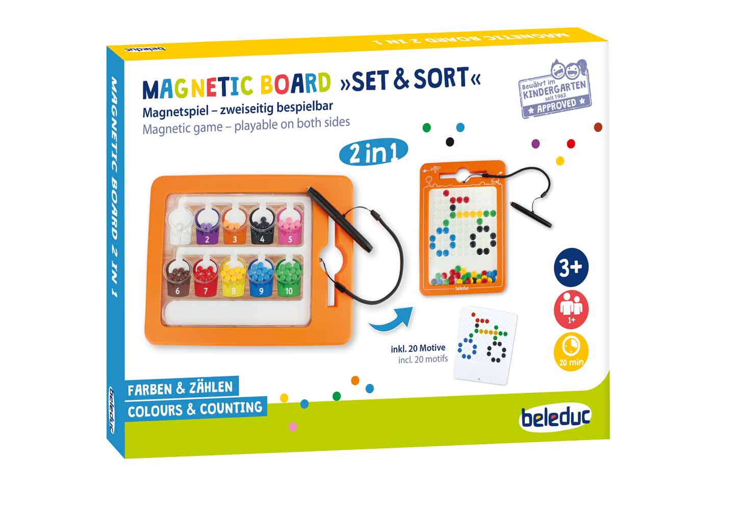 Magnetspiel Set & Sort, 24,5 x 17,5 cm