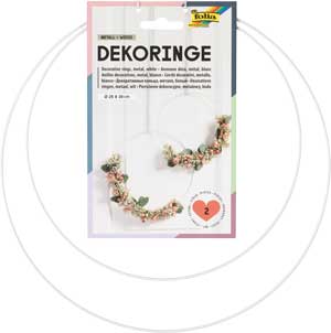 Metallringe 2 Stück sortiert weiß SALE