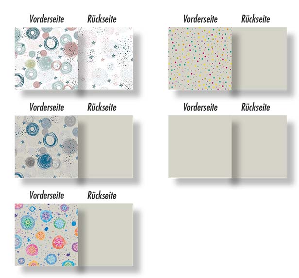 Naturkartonsortiment im Vintagelook