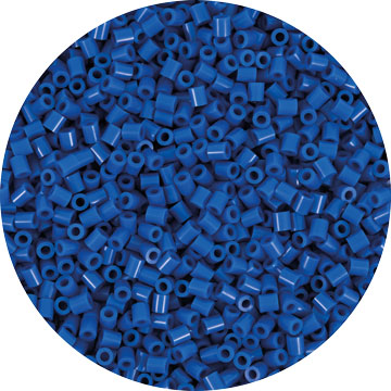 Bügelperlen midi blau