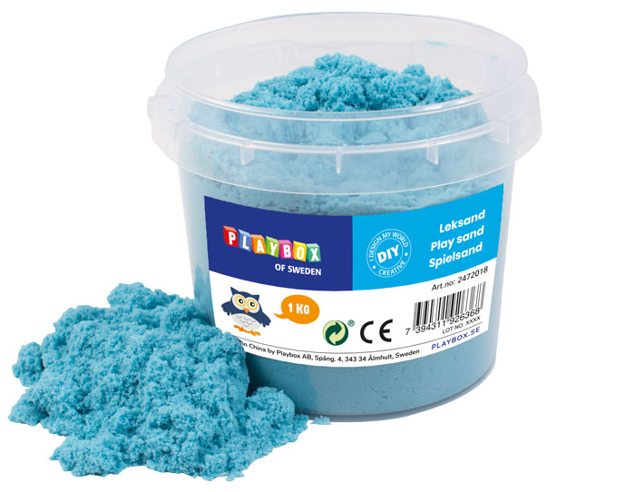 Spielsand blau 1 kg