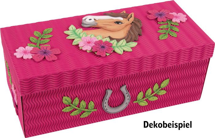 Kreativkarton pink aus 3D Wellpappe