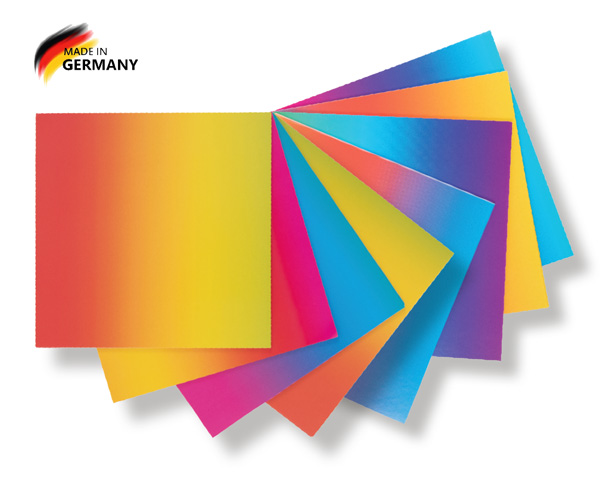 Origami Faltblätter Regenbogenpapier